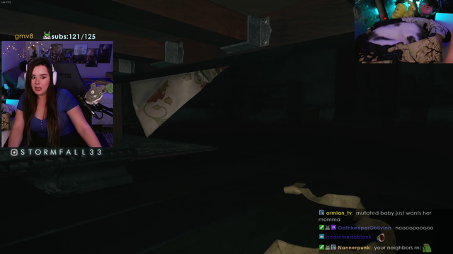 Streamer's cat stretches at the perfect time