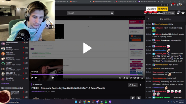 xqc responds to asmongold
