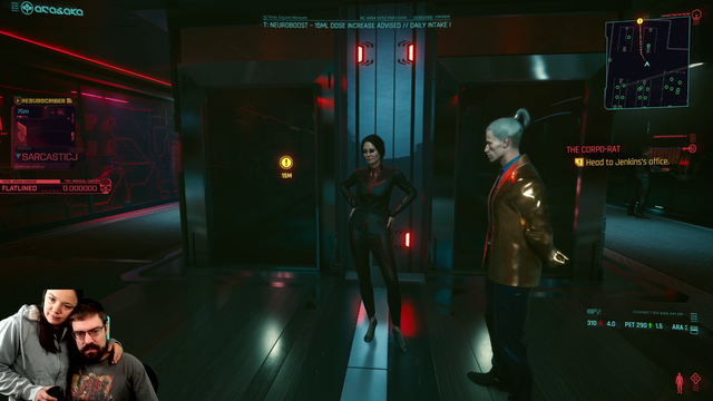 CohhCarnage's wife react to Cyberpunk customization.
