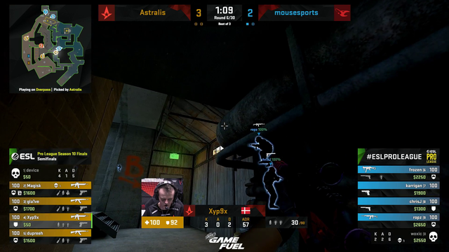 Crowd gives away enemies position and CSGO tournament