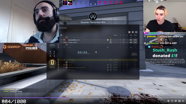 Old Sliker clip resurfaces of his viewer donating to him asking for his money back