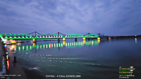 North Korea/China border