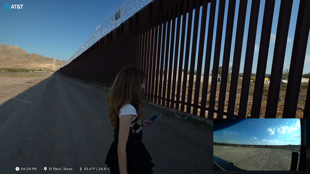 Emiru's Roadtrip Crew visits the Trump Wall in El Paso, Texas