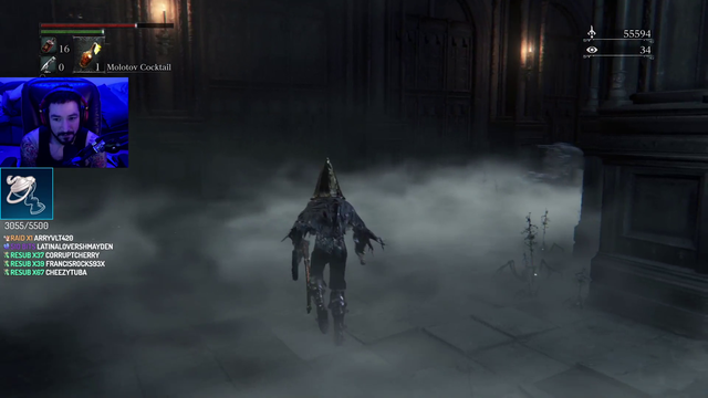James makes friends in Bloodborne