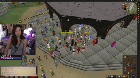 Pokimane encounters typical RuneScape community members