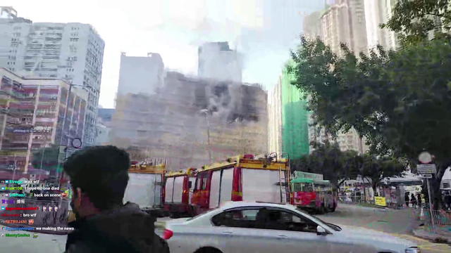 building fire in hong kong