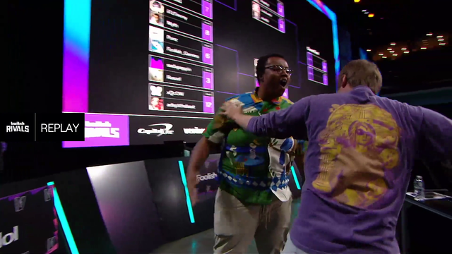 Twitch Rivals showing the best highlights.