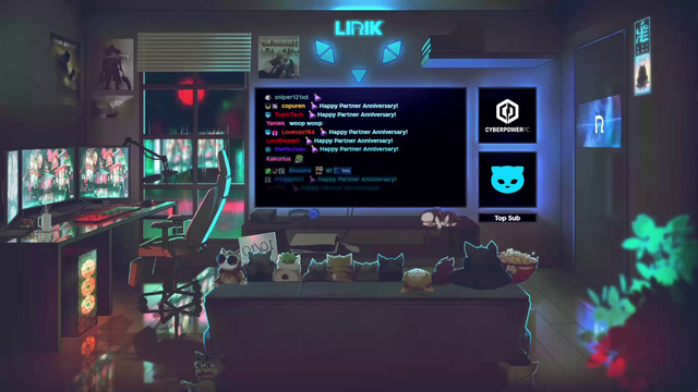 Lirik celebrates his Twitch partner anniversary today