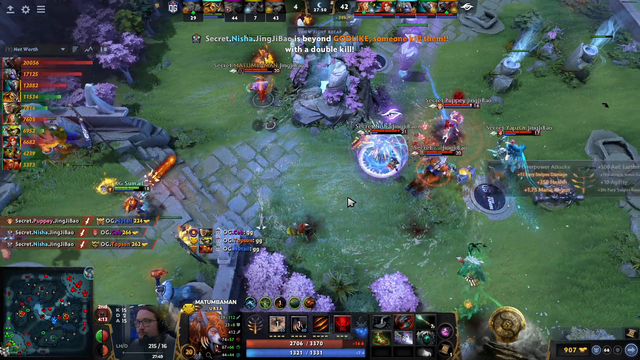 Dota 2 pros share a post game celebration ritual
