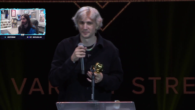 XQC Speech at the Streamer Awards.