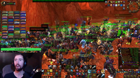 Asmon organizes huge raid on Orgrimmar and servers don't hold up