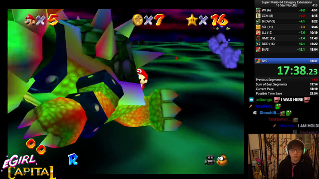 Box Box breaks his pb with the luckiest Bowser throw