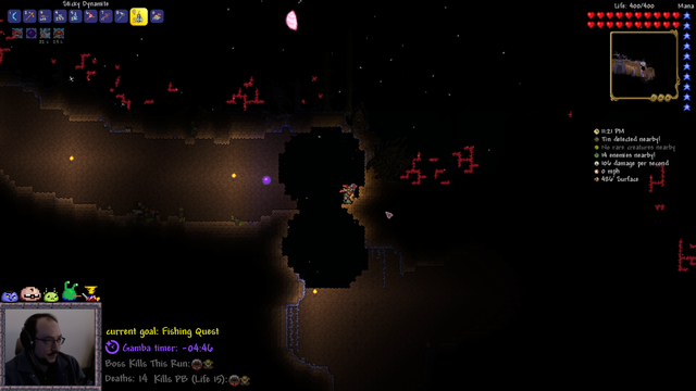 moonmoon finishes his Terraria hardcore run