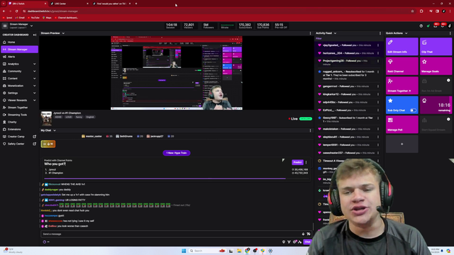 Jynxzi Basically printing money after casually saying lets get some subs going LMAO. This just looks like an IRL cheat code