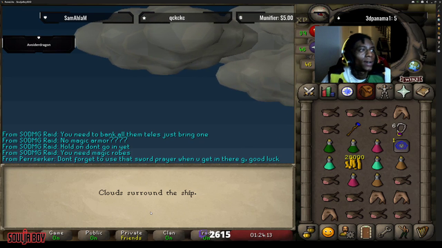 Soulja Boy is in awe at the intensity of the Dragon Slayer quest