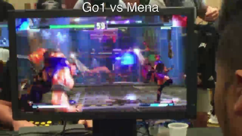 Dominican FG player screams autistic jibberish in Spanish to distract his friend's opponent during a match