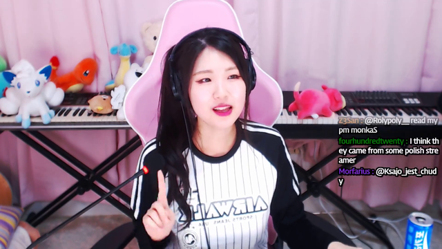 Korean streamer hachubby has to end her stream abruptly