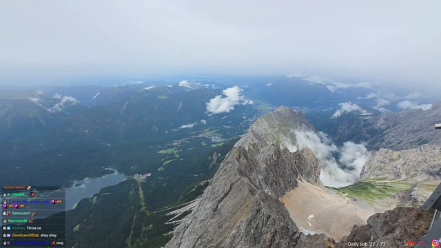 View from the Zugspitze