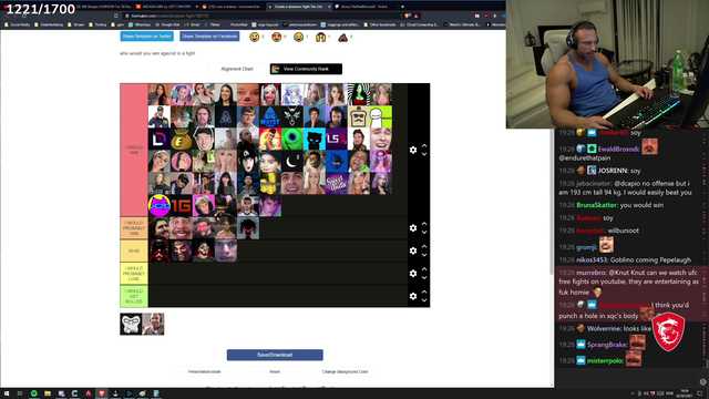 Knuts fight tier list Pog