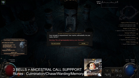 New Path of Exile 2 mechanic: first level 100 character sacrificed to become a martyr (voluntarily deleted) grants a free skill point to everyone else in the same league