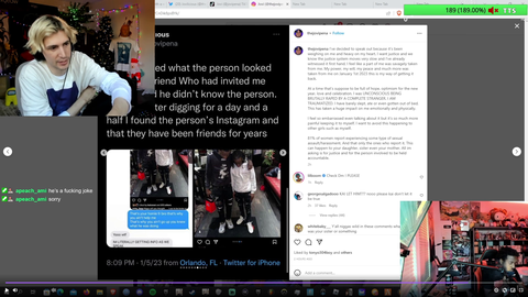 xQc on why he isn't calling for a ban on Kai like he did Mizkif