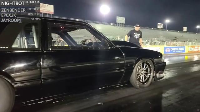 Drag car blows both doors!!!
