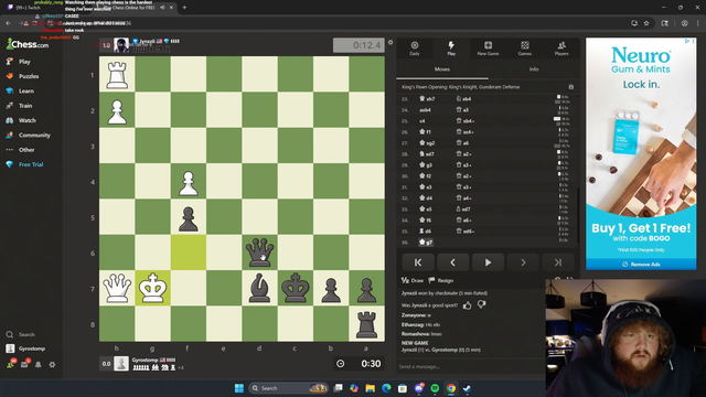 Jynxzi & Caseoh compete for the most intellectually bankrupt decision made by a Chess player.