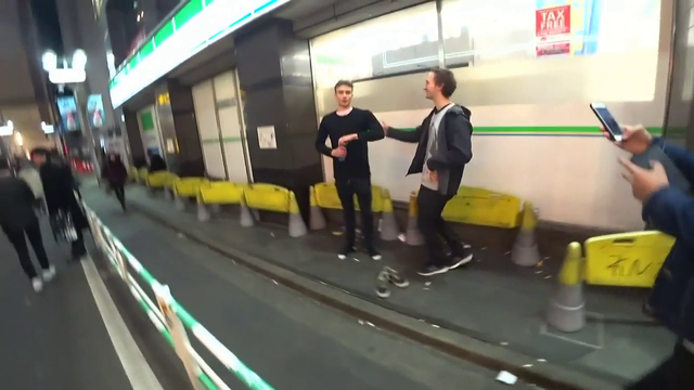 Scuffed Dr Lupo drinks out of a shoe in Japan