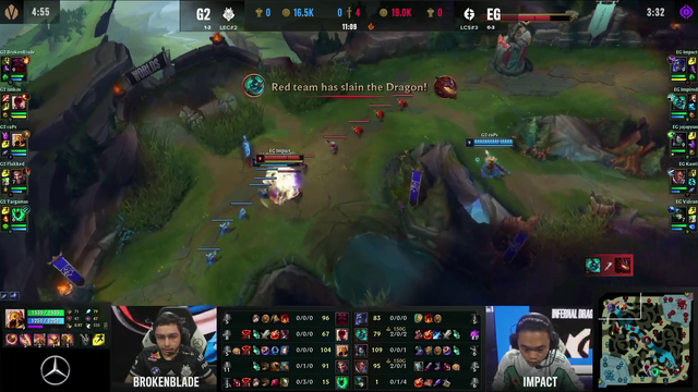 League of Legends player does a backflip