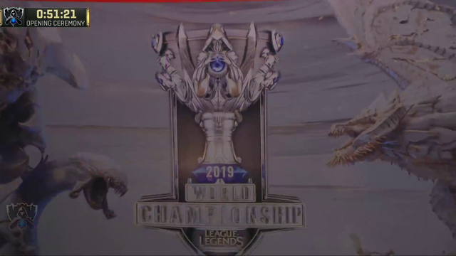 Crowd interrupts the casters