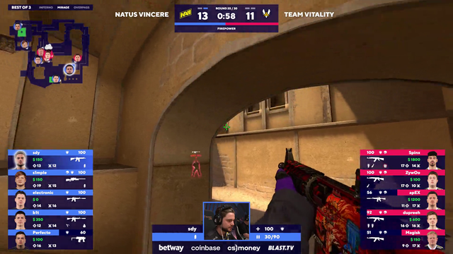 S1mple 1v3