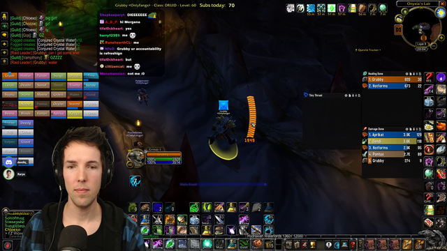 Two Earthshakers drop in Grubby's raid
