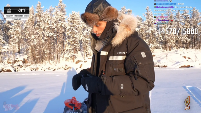 Agent goes live in the arctic, in search of northern lights