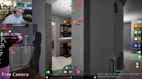 xQc left speecheless after Mooda blatantly cheats in a friends game once again