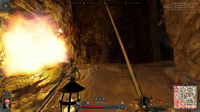 Pesky mage tries to steal Liriks troll loot