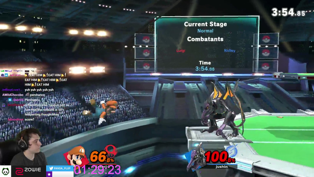 Plup gets blessed by Nintendo's amazing online at the end of a close tournament match