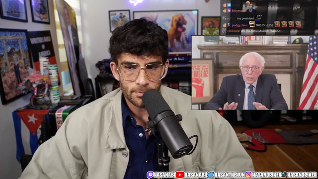 Hasan interviews Bernie Sanders