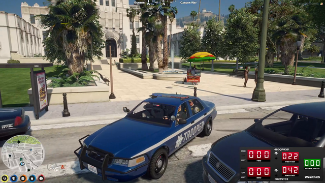 Lenny Hawk takes out 3 cops