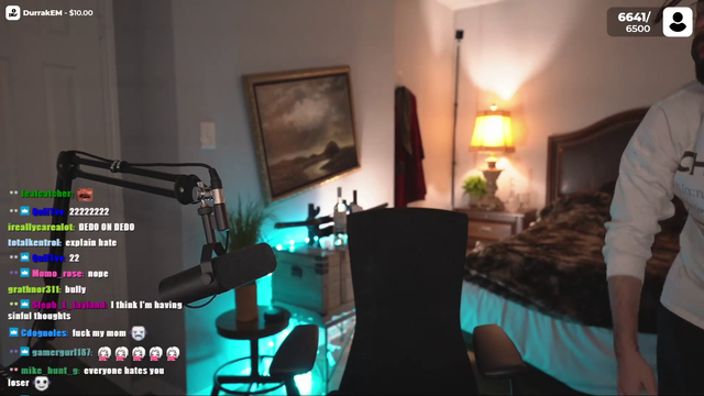Cyr's mom makes him end stream