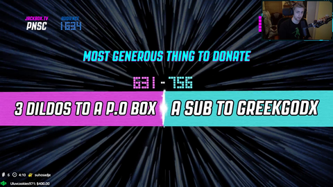 Soda going ham on the face of Twitch