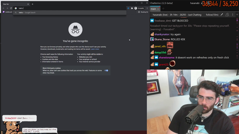 hasan shows what twitch is like for people without adblock