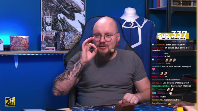 What a French streamer managed to do as a Yu-Gi-Oh setup!