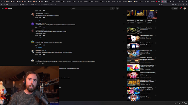Twitch Asmongold about breathing problems