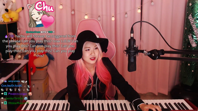 Hachubby takes song requests from chat
