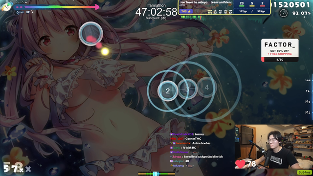 osu! streamer gets viewer in trouble