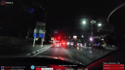 late night fender bender