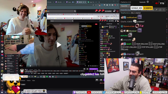 xqc watching hasan watching mizkif LOL