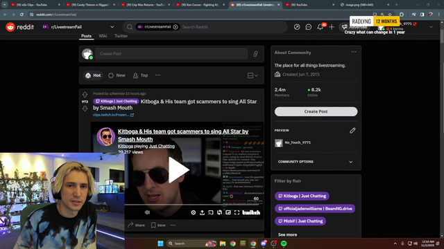 xqc lets it slip (again)