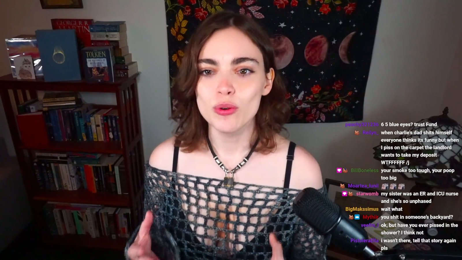 streamer a little pissed at chats weakness