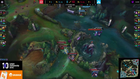 Jensen insanely close backdoor in LCS playoffs